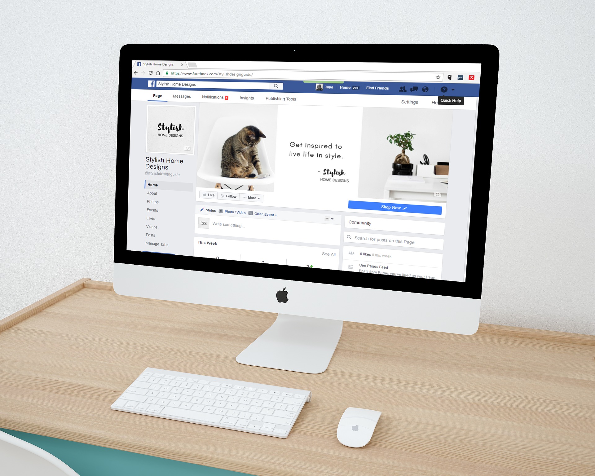 business page facebook